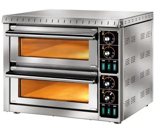 GAM MD Series Compact Double Stone Deck Oven - fits up to 35cm pizza per deck FORMD11MN230