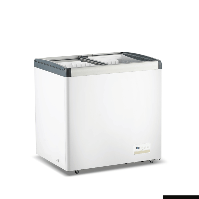 Thermaster 256L Chest Freezer with Flat Glass Sliding Lids - WD256G