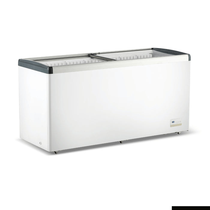 Thermaster 516L Chest Freezer with Flat Glass Sliding Lids - WD516G