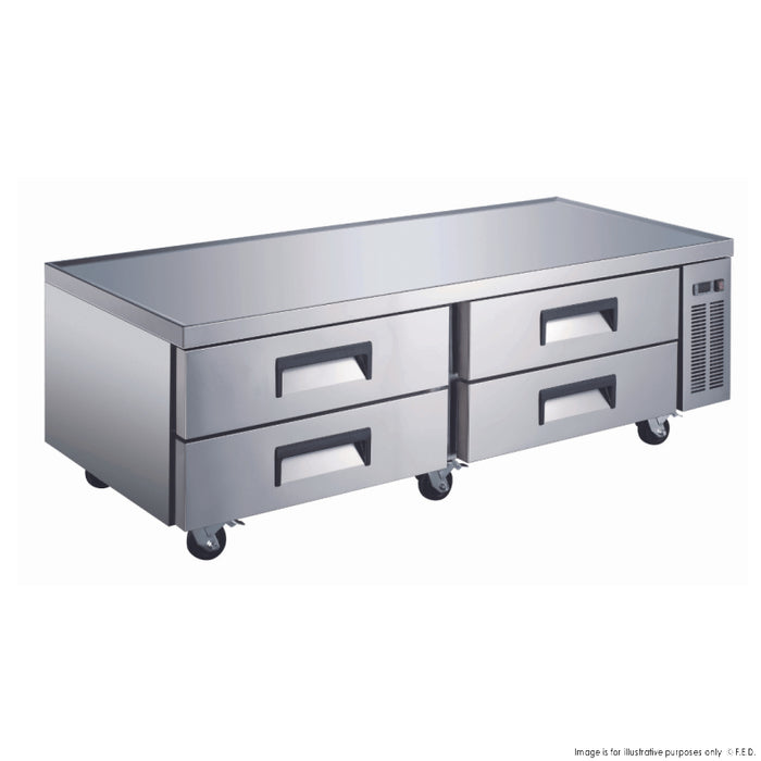 FED-X Chef Base Refrigeratied Drawer Bench 450L - XCB-72