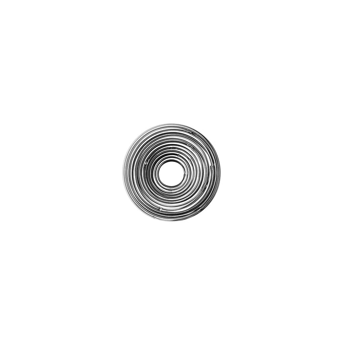 CHEF INOX CUTTER SET 11pc SMALL ROUND PLAIN 18/8 25-95mm