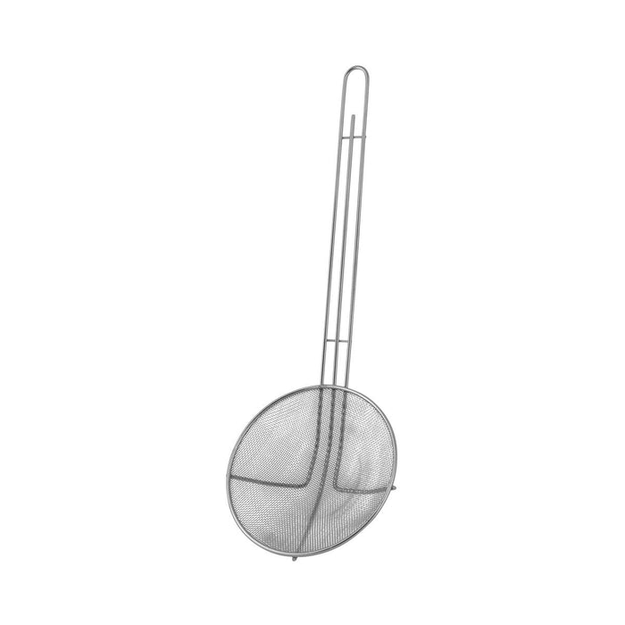CHEF INOX SKIMMER FINE MESH ROUND CHROME PLTD 160xHDL345mm