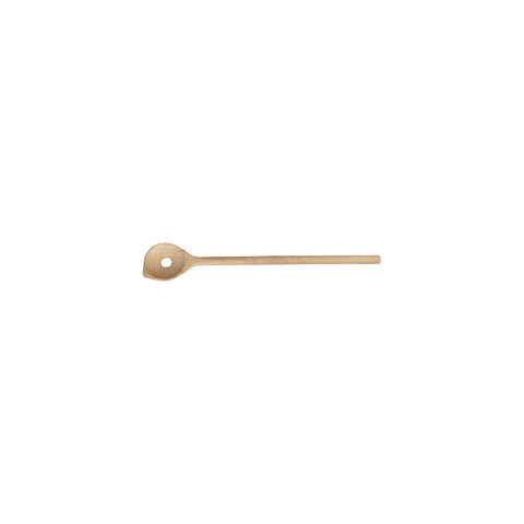 CHEF INOX WOODEN SPOON w/HOLE BEECHWOOD 65x55x350mm