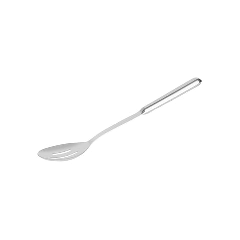 CHEF INOX SLOTTED SALAD SPOON HOLLOW HANDLE S/S 290mm