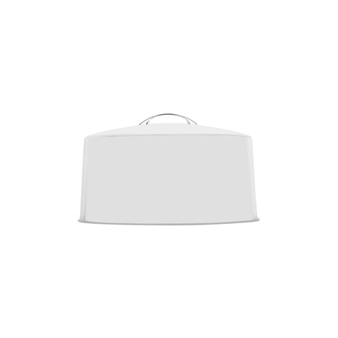 CHEF INOX CAKE COVER SAN w/CHROME HDL300x185mm CLEAR