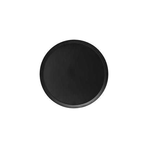 CHEF INOX CAKE PLATE POLYCARBONATE 232x15mm BLACK