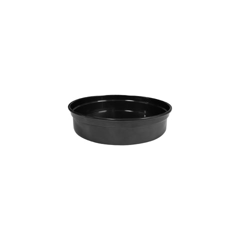 CHEF INOX ROUND BAR TRAY ALUMINIUM 240x50mm BLACK