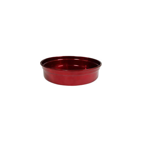 CHEF INOX ROUND BAR TRAY ALUMINIUM 240x50mm RED