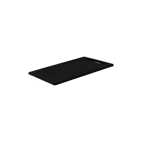 CHEF INOX CUTTING BOARD HACCP w/HDL PE 300x450x12mm BLACK