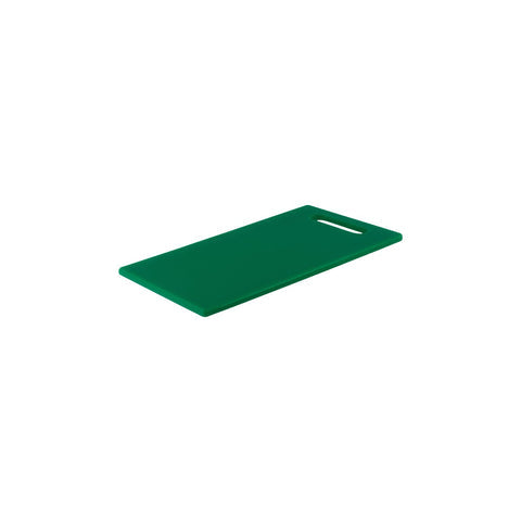 CHEF INOX CUTTING BOARD HACCP w/HDL PE 300x450x12mm GREEN