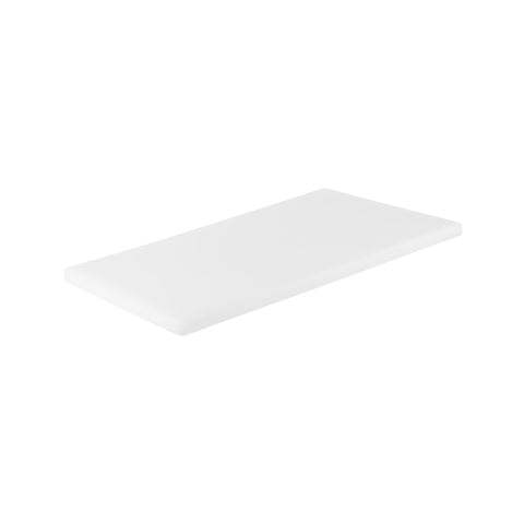 CHEF INOX CUTTING BOARD HACCP PE GN 1/1 530x325x20mm WHITE
