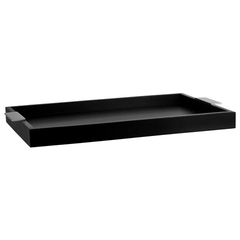 CHEF INOX TRAY RM SERVICE ALUM HDL 620x400x50mm DK MANGOWOOD