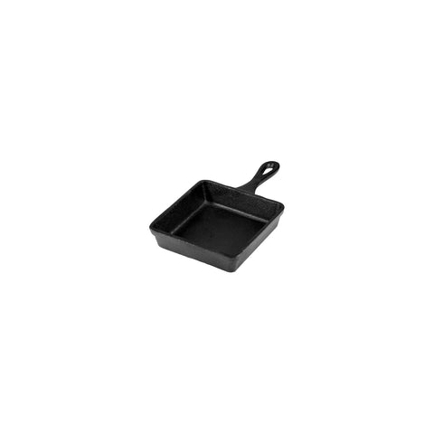 CHEF INOX MINI SQUARE FRYPAN CAST IRON 120x120x30mm