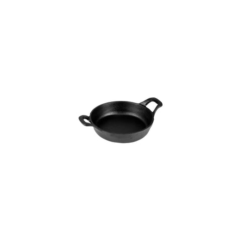 CHEF INOX MINI ROUND GRATIN DISH w/HDLS CAST IRON 150x40mm
