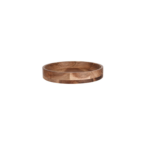 CHEF INOX SERVE ROUND DISPLAY PLATTER ACACIA 305x50mm