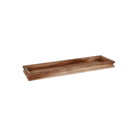CHEF INOX SERVE DISPLAY TRAY ACACIA GN 1/1 530x325x40mm