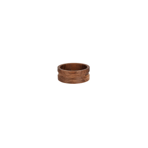 CHEF INOX SERVE ROUND BOWL w/STRAIGHT SIDES ACACIA 160x60mm
