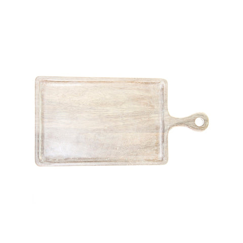 CHEF INOX RECT SERVING BOARD w/HDL MANGOWD 520x700x440mm WHI