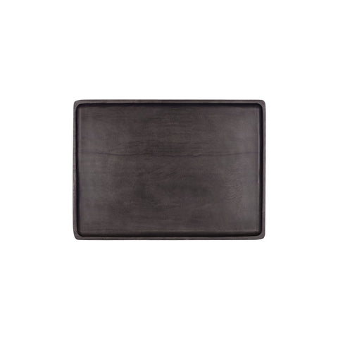 CHEF INOX RECT SERVING BOARD MANGOWOOD 350x255x15mm DARK