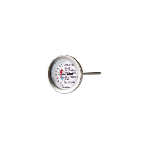 CHEF INOX THERMOMETER MEAT 18/10 DIAL50mm/PROBE100mm