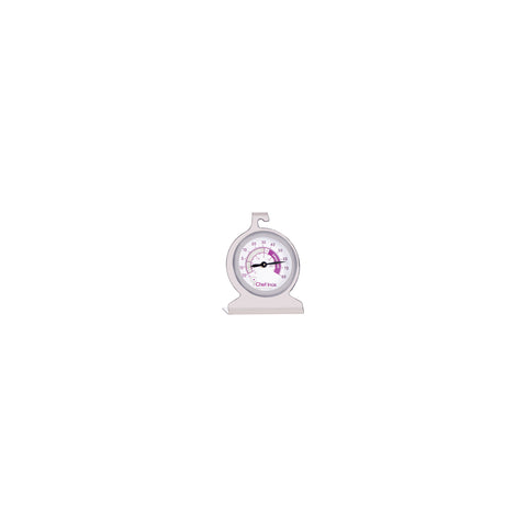 CHEF INOX THERMOMETER FREEZER STAND OR HANG 18/10 DIAL50mm