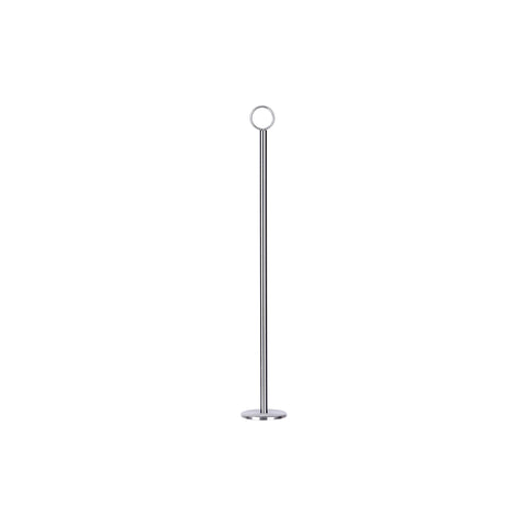 CHEF INOX TABLE NUMBER STAND 380mm CHROME Box of 20