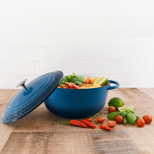 Pyrolux  Round French Oven 24cm/4 Litre - Ocean Blue