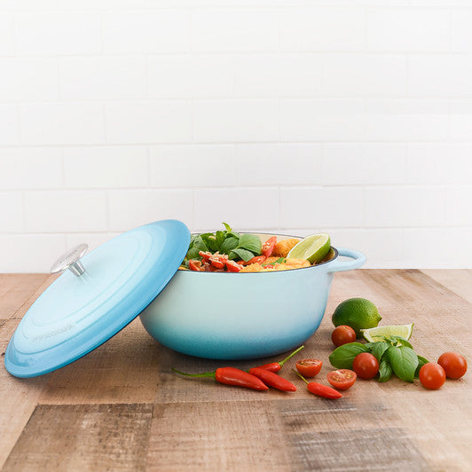 Pyrolux  Round French Oven 28cm/6 Litre - Duck Egg Blue