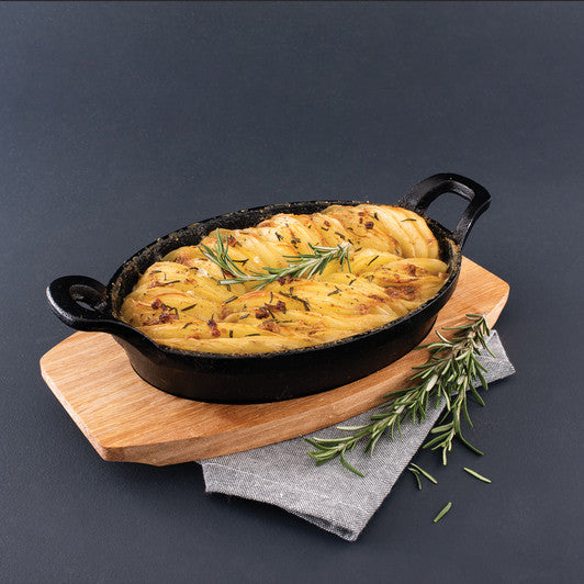 Pyrolux Pyrocast Oval Gratin 21.7x15cm with Tray