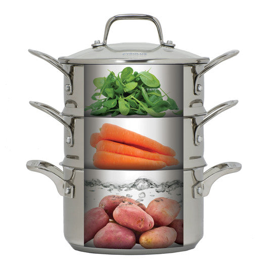 Pyrolux 3 Tier Steamer 18cm