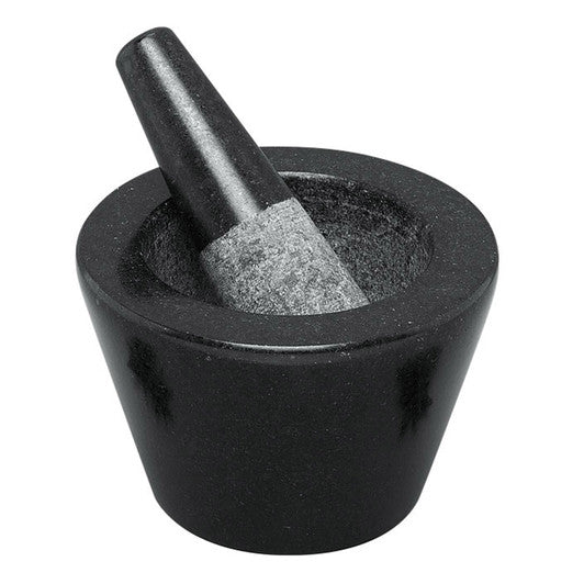Avanti Mini Conical Mortar and Pestle,13cm - Black