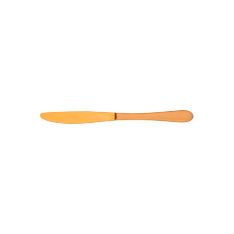 TABLEKRAFT SOHO GOLD DESSERT KNIFE S/S 215mm Box of 12