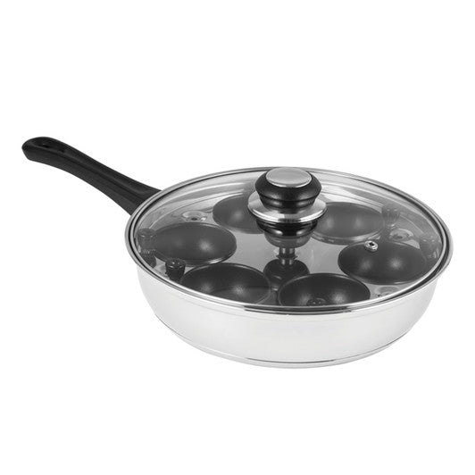 Avanti Poacher Pan with Non Stick Cups - 6 Egg