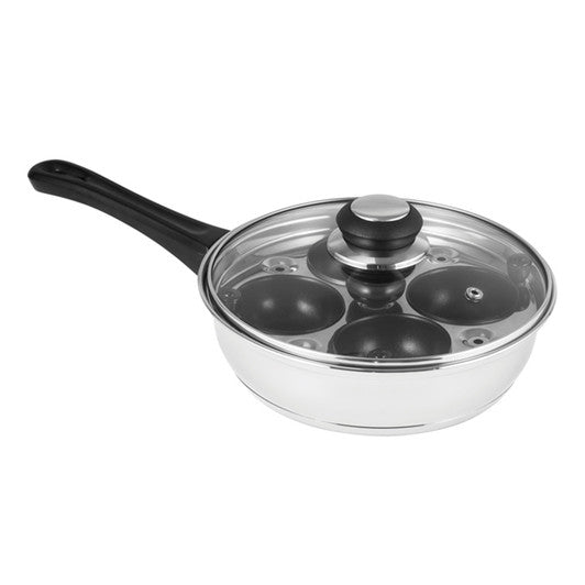 Avanti Poacher Pan with Non Stick Cups - 4 Egg