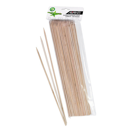 Avanti Bamboo Skewers, 35cm - 100 Piece Pack