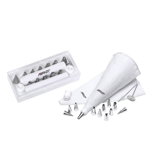 Avanti Piece Icing Set in Acrylic Box - 18 Piece Set