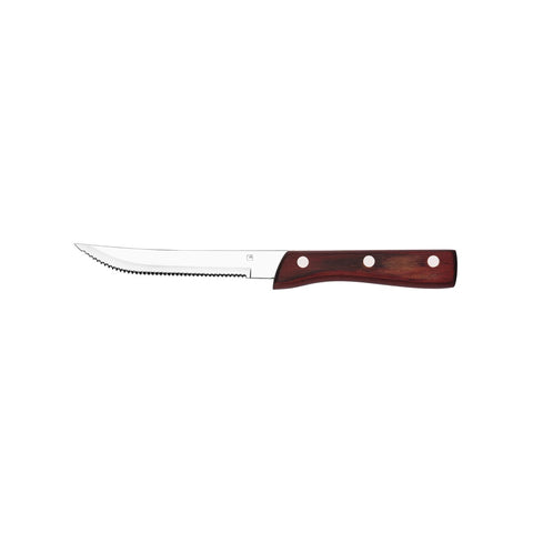 TABLEKRAFT STEAK KNIFE JUMBO PAKKAWOOD POINTED TIP 223mm Box of 12