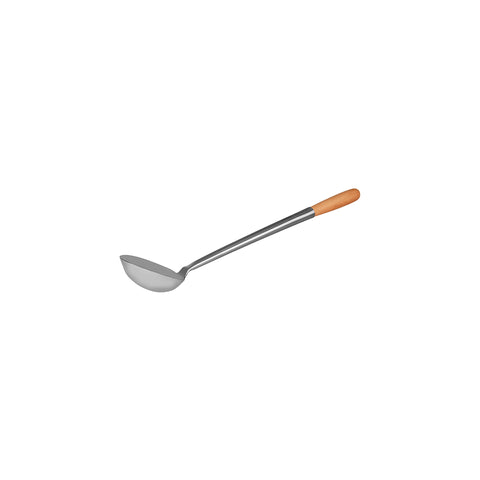 CHEF INOX LADLE S/S w/WOODEN HANDLE 125x410mm