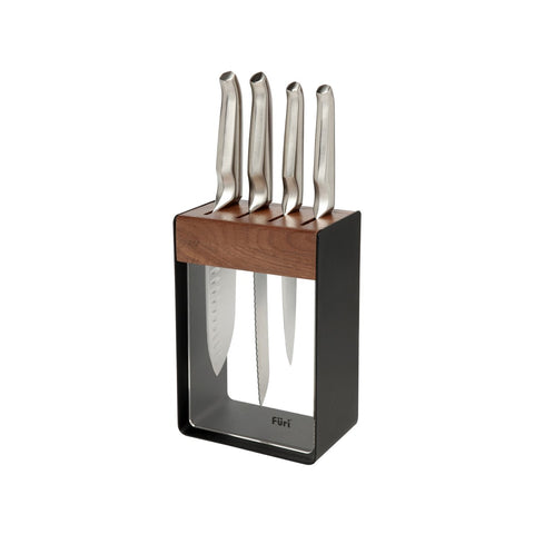 FURI-PRO CLEAR/WOOD/BLACK 5PC BLOCK SET 9/15/17/20CM(41357)