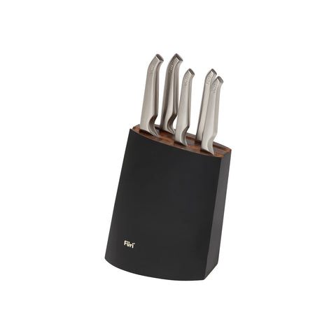 FURI-ANGULAR KNIFE 6PC BLOCK SET BLACK 9/15x2/17/20CM(41390)
