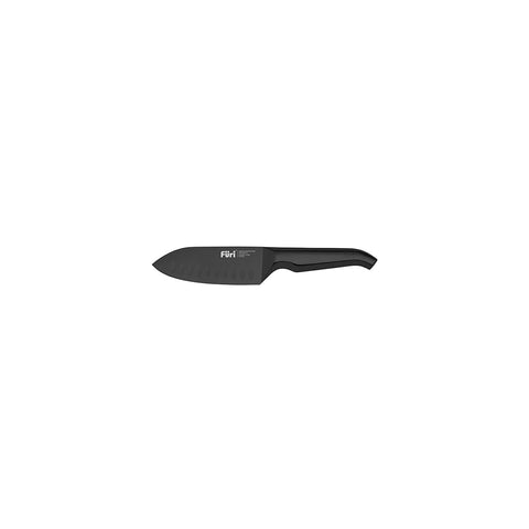 FURI PRO EAST/WEST SANTOKU KNIFE 130mm JET BLACK (41482)