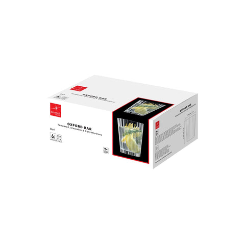 BORMIOLI ROCCO OXFORD BAR DOF TUMBLER 374ml CLEAR (3.40767) Box of 6