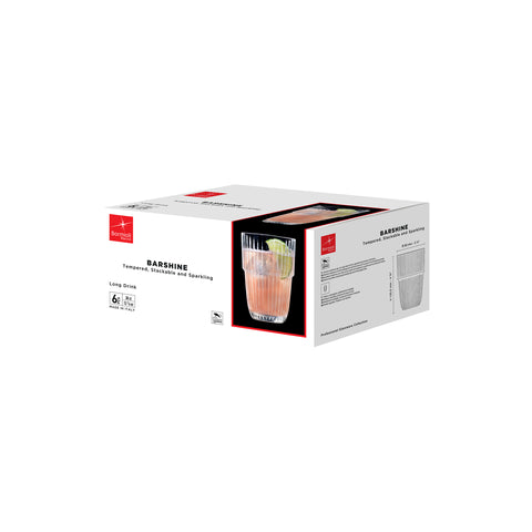 BORMIOLI ROCCO BARSHINE LONG DRINK 380ml CLEAR (1.27312) Box of 6