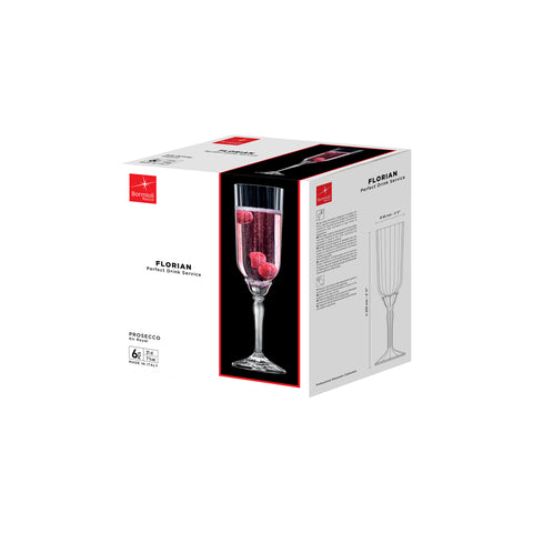 BORMIOLI ROCCO FLORIAN PROSECCO 210ml CLEAR (1.99413) Box of 6