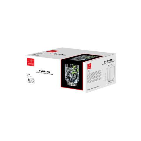 BORMIOLI ROCCO FLORIAN DOF TUMBLER 375ml CLEAR (1.99416) Box of 6
