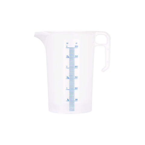 CHEF INOX BLUE SCALE PP THEMO MEASURING JUG-3.0lt