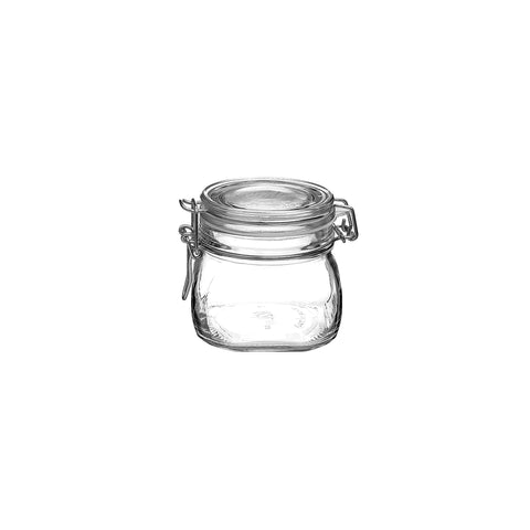 BORMIOLI ROCCO FIDO JAR 0.50lt CLEAR LID (1.49210) Box of 6