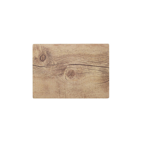 CHEF INOX RECT PIZZA BOARD MA 360x255mm OAK WOOD EFFECT