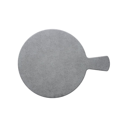 CHEF INOX PIZZA BRD RND w/HDL MELAMINE 372mm LIGHTGREY SLATE