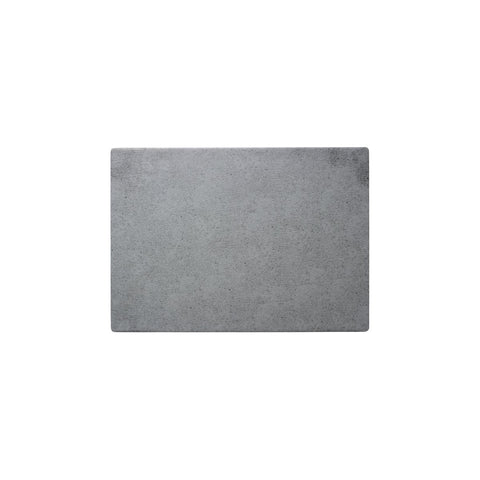 CHEF INOX PIZZA BRD RECT MELAMINE 360x255mm LIGHT GREY SLATE